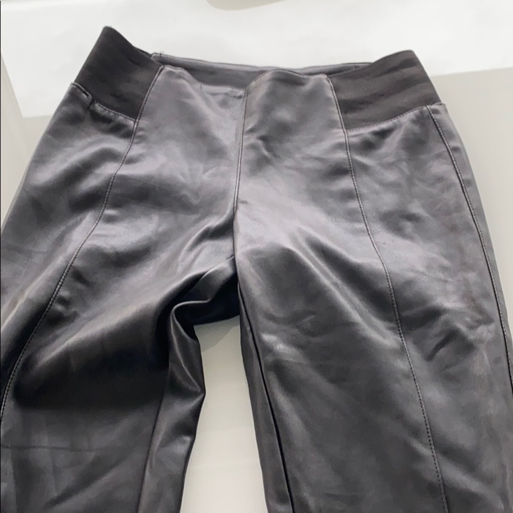 Pleather leggings good condition